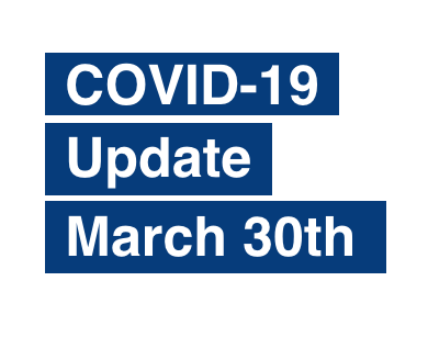 PAS Update on Coronavirus (COVID-19) March 30th