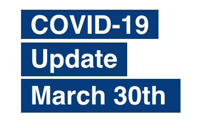 PAS Update on Coronavirus (COVID-19) March 30th